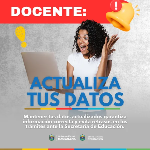 actualización de datos